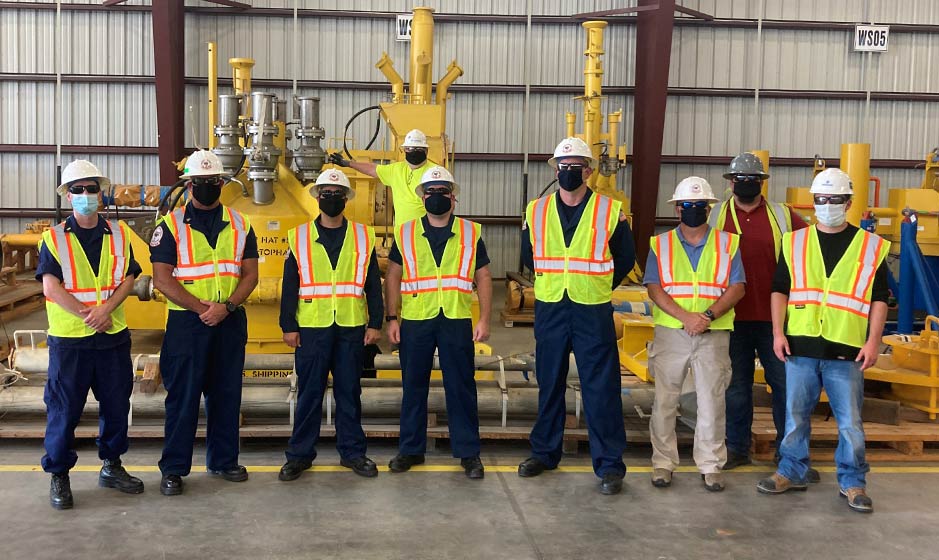 MWCC Hosts USCG at SURF Shore Base Marine Well Containment